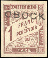 * 16 -- Timbres-Taxe. 1F. Marron. SUP. - Autres & Non Classés