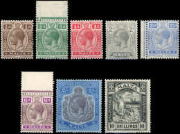 * SG#97/104 -- Set Of 8. Complete Set. SUP. - Malte (...-1964)