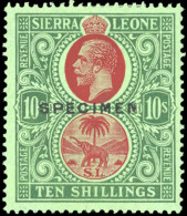 * SG#126s/127s -- Set Of 2. Optd. SPECIMEN. VF. - Sierra Leone (...-1960)