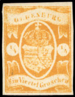 (*) 9 -- 1/4g. Orange. TB. - Oldenbourg