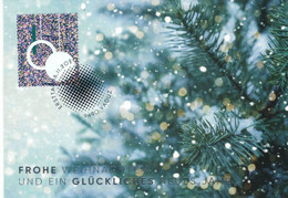 Weihnacht 2020 Vaduz Liechtenstein Glitzer-Effekt - Covers & Documents