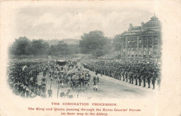 EVÉNEMENTS - The Coronation Procession - Carte Postale Ancienne - Autres & Non Classés