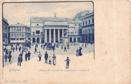 ITALIE - Genova - Piazza De Ferrari Col Monumento A Garibaldi - Carte Postale Ancienne - Genova (Genoa)