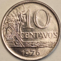 Brazil - 10 Centavos 1976, KM# 578.1a (#3256) - Brazilië