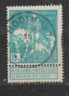 COB 90 Oblitération Centrale Relais étoile * HODIMONT * - 1910-1911 Caritas