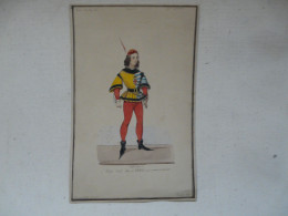 DESSIN ANCIEN (15,5 X 24,5 Cm) - 1839 - Manoir De Montlouvier - Alfred Albert - Watercolours