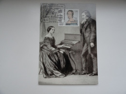 CARTE MAXIMUM CARD MAXIMUMKARTE CLARA SCHUMANN OSI LEIPZIG  ALLEMAGNE - 2001-…