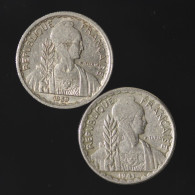 Indochine / Indochina, Lot (2) 10 Centimes : 1939 & 1941-S - Alla Rinfusa - Monete