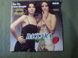 45 TOURS BACCARA. 1977. RCA PB 5526 YES SIR I CAN BOOGIE / CARA MIA. ARTISTES CREDITES TELS FRANK DOSTAL / ROLF SOJA ET - Disco, Pop