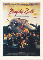 CINEMA - MEMPHIS BELLE - 1990 - PICCOLA LOCANDINA CM. 14X10 - Cinema Advertisement