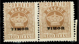 Timor, 1886, # 10 Dent. 12 3/4, MH - Timor