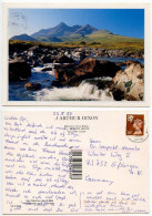 Great Britain 1997 Postcard Isle Of Skye - Glen Sligachan; 26p. QEII Scotland Regional Stamp; Ardvasar Postmark - Inverness-shire