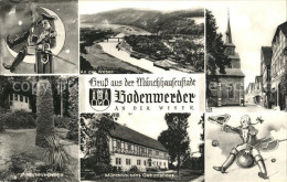41548945 Bodenwerder Karikatur Muenchhausen Grotte Muenchhausens Geburtshaus Str - Bodenwerder