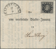 Bayern - Marken Und Briefe: 1849, 1 Kreuzer Tiefschwarz, Platte 2 - Bemerkenswer - Other & Unclassified