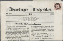 Bayern - Marken Und Briefe: 1850, 1 Kreuzer Rosa, Platte 1, Allseits Voll- Meist - Other & Unclassified