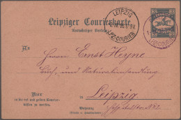 Deutsches Reich - Privatpost (Stadtpost): 1893, DÖBELN, Auswärtiger Verkehr Des - Private & Local Mails