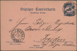 Deutsches Reich - Privatpost (Stadtpost): 1893, LEIPZIG, Auswärtiger Verkehr Des - Postes Privées & Locales