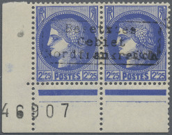 Dt. Besetzung II WK - Frankreich - Dünkirchen: 1940, Freimarkenausgabe "Ceres" 2 - Occupation 1938-45