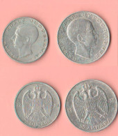 Jugoslavia 20 + 50 Dinara 1938 Yougoslavie Silver Coin - Yougoslavie