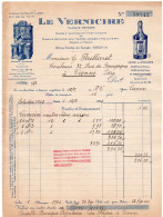 94 ST MAUR DES FOSSES 75 PARIS FACTURE 1934 LE VERNICIRE Cire Vernis   -  X187 VAL DE MARNE - Drogisterij & Parfum