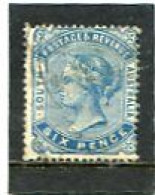 AUSTRALIA/SOUTH AUSTRALIA - 1893  6d  BLUE  PERF 13   FINE  USED  SG 194 - Usati