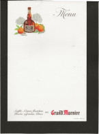 LOT DE 20 MENUS "GRAND MARNIER"  TTB - Menus