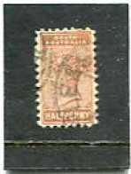 AUSTRALIA/SOUTH AUSTRALIA - 1890  1/2d   RED BROWN  PERF 11 1/2x12 1/2   FINE  USED  SG 187 - Used Stamps