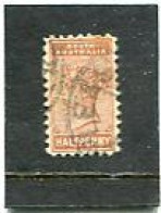 AUSTRALIA/SOUTH AUSTRALIA - 1890  1/2d   RED BROWN  PERF 11 1/2x12 1/2   FINE  USED  SG 187 - Oblitérés