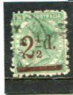 AUSTRALIA/SOUTH AUSTRALIA - 1891  2 1/2d On 4d  GREEN   FINE  USED  SG 229 - Gebraucht