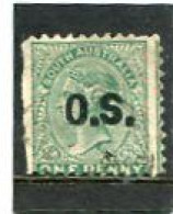 AUSTRALIA/SOUTH AUSTRALIA - 1876  SERVICE  1d.  GREEN  FINE  USED  SG O43 - Gebraucht