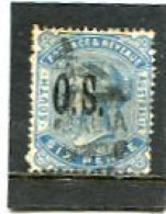 AUSTRALIA/SOUTH AUSTRALIA - 1893  SERVICE  6d. BLUE  PERF.15 OVPT  OS  FINE USED - Used Stamps