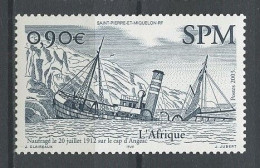 SPM MIQUELON 2003 N° 806 ** Neuf MNH Superbe C 3.60 € Bateau Naufragé Cap D' Angeac  Boats Ships L'Afrique Transports - Ongebruikt