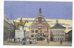 9900  PLAUEN I. V.  -  MARKT MIT RATHAUS   ~ 1910 - Plauen