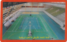 LIBYA(chip) - Sport Stadium(red), No CN - Libya