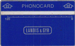 ALGERIA - Landis & Gyr 120 Units(22), CN : 222G(inverted), Tirage 5500, Mint - Algeria