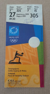 Athens 2004 Olympic Games -  Volleyball Used Ticket, Code: 305 - Bekleidung, Souvenirs Und Sonstige