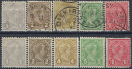Luxembourg - Luxemburg - Timbre - 1895   Adolphe    1  Série   °  +  1 Série  MNH** - 1882 Allégorie