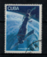 Cuba - "15ème Anniversaire Du 1er Homme Dans L'Espace : Capsule Soyouz En Orbite" - Oblitéré N° 1924 De 1976 - Gebruikt
