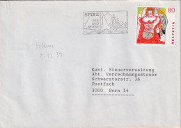 Brief  Spiez - Bern  (Fehldatum)        1993 - Covers & Documents