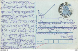 Inde India Entier Postal Stationary Tigre - Cartas & Documentos