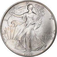 États-Unis, Dollar, Silver Eagle, 1992, 1 Oz, Argent, SPL - Silver