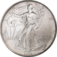 États-Unis, Dollar, 1993, Philadelphie, 1 Oz, Argent, SPL, KM:273 - Plata