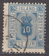 Iceland Island Ijsland 1876 Postage Due Mi#5 A Perforation 14/13,5 Used - Oblitérés