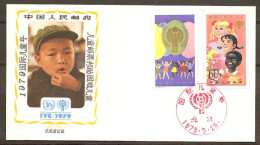 Chine China FDC Année Internationale De L'Enfant 1979 Int. Year Of The Child IYC - ...-1979