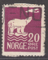 Norway 1925 Polar Bear Mi#114 Used - Usados