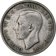 Monnaie, Australie, George VI, Florin, 1944, TTB, Argent, KM:40 - Florin