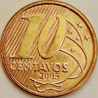 Brazil - 10 Centavos 2005, KM# 649.2 (#3267) - Brazilië