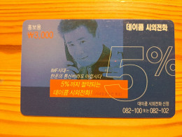 Prepaid Phonecard South Korea - Corée Du Sud