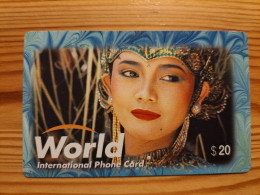Prepaid Phonecard South Korea, World - Woman - Korea, South