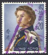 Hong Kong Sc# 217 Used (a) 1962 $20 QEII Definitive - Gebruikt